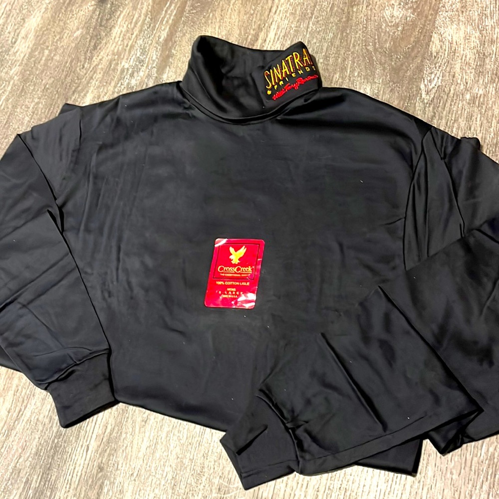 Frank Sinatra and friends turtle neck golf shirt. Brand new. Vintage